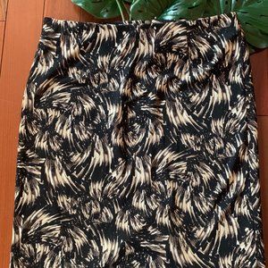 Alfani Black and Tan Skirt